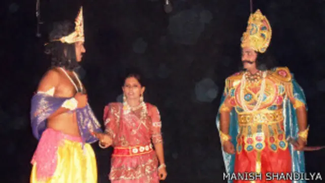 पंडारका गांव में रामलीला