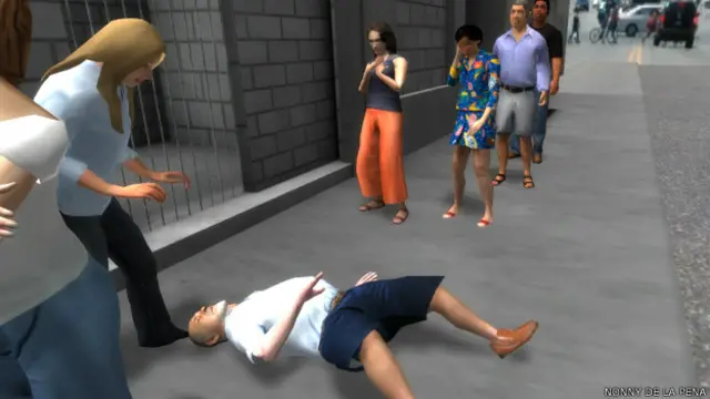 Imagen de una pieza de de periodismo de inmersión. 