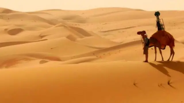 Səhra şəraitində dəvə hələ də əsas "nəqliyyat vasitəsidir".