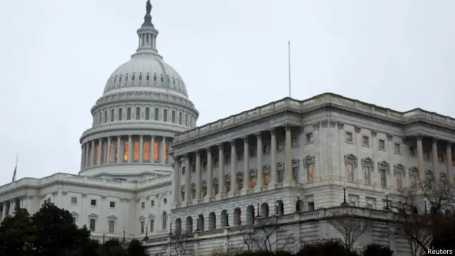 美国国会大楼（资料照片）