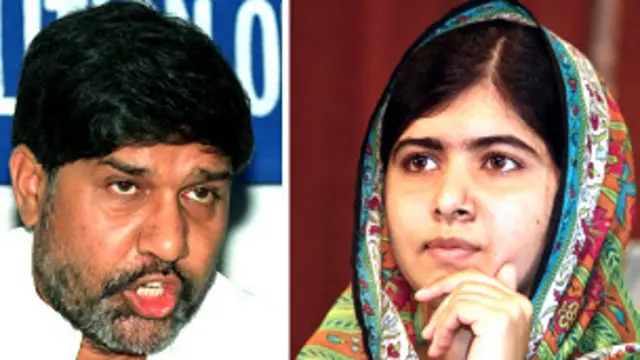 கைலாஷ் சத்யார்த்தி மற்றும் மலாலா யூஸஃப்சாய் 