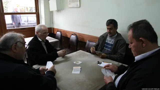 Vahide Özlem Parlak'ın Çengelköy Kahvehanesi'nde çektiği fotoğraf. 