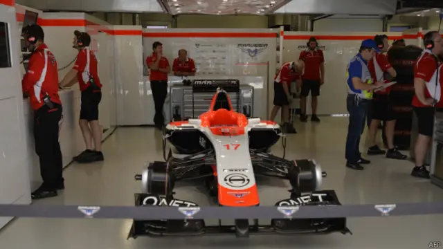 Mobil Jules Bianchi akan tetap di garasi tim Marussia.