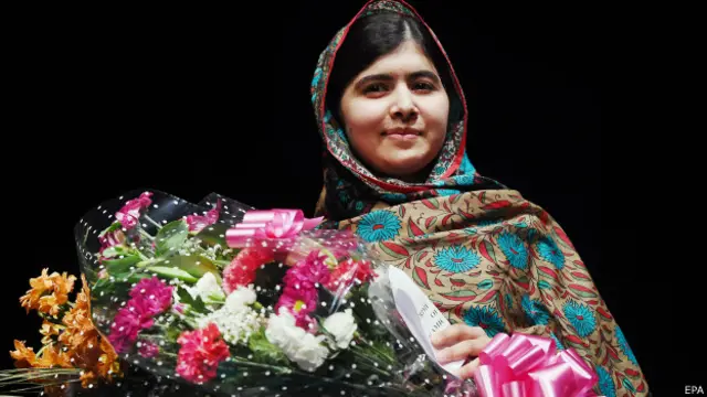17 سالہ ملالہ یوسفزئی نوبیل امن انعام حاصل کرنے والی کم عمر ترین شخصیت ہیں