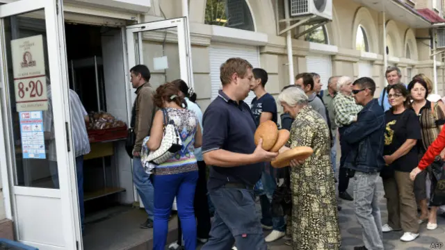 В середині вересня в Луганську були черги за хлібом
