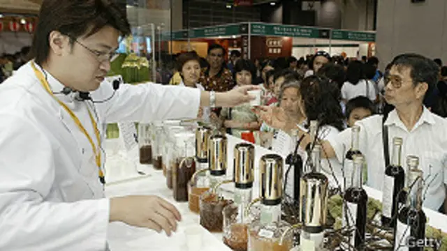 Degustación en Hong Kong en 2003
