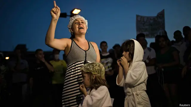 Protesta por sequía en Brasil