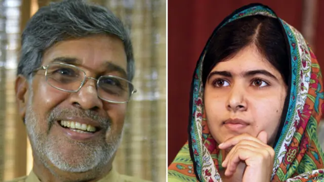 سال 2014 کا نوبیل امن انعام ملالہ یوسفزئی کو بھارت کے کیلاش ستيارتھي کے ساتھ مشترکہ طور پر دیا گیا ہے