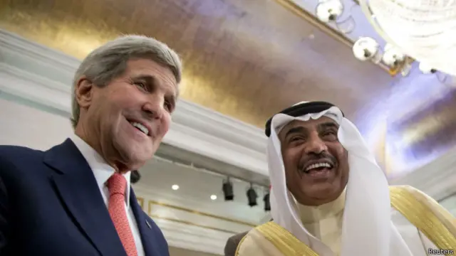 美国国务卿和科威特外长