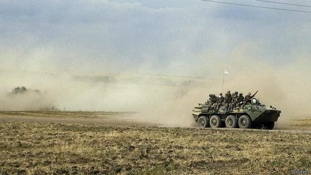 Российские военные в Ростовской области