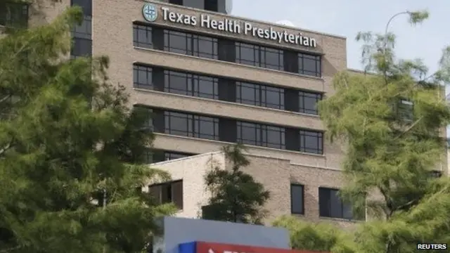 Pasien Ebola, Duncan dirawat di Rumah Sakit Health Presbyterian di Dallas.