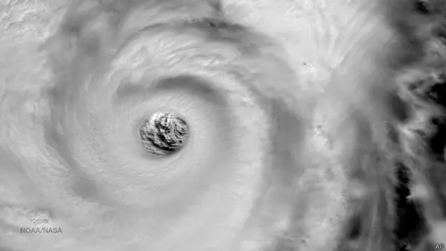 Тайфун , снимок из космоса