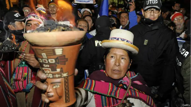 Сторонники Моралеса