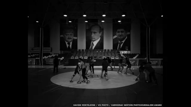 Güşəlçilər məşq edir. Qroznı. © Davide Monteleone