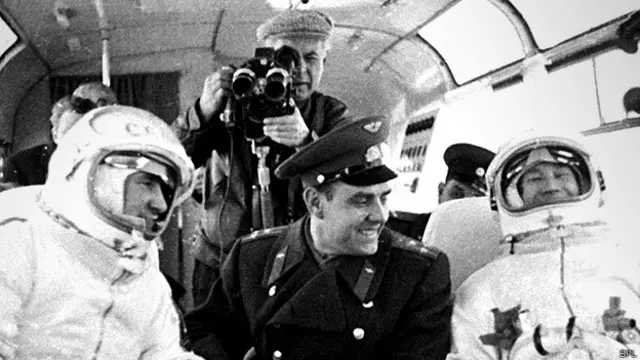 Alexei Leonov y Pavel Belyayev 