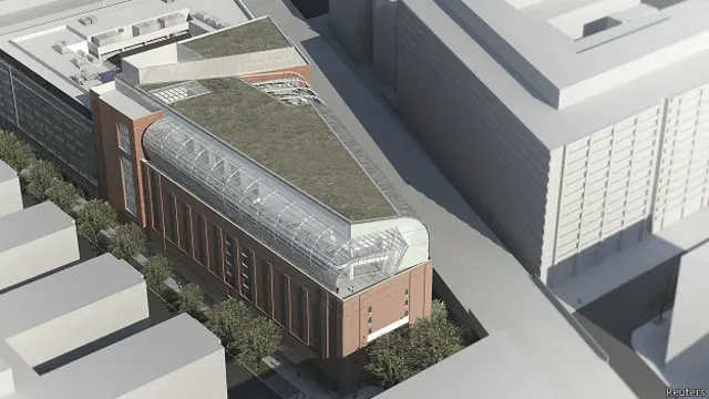 exterior del propuesto Museo de la Biblia