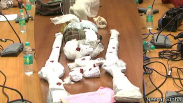 नक्सलियों के साथ मुठभेड़ में बरामदगी