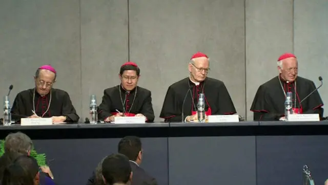 Des évêques participant au synode sur la famille, du 5 au 19 octobre 2014, au Vatican. 