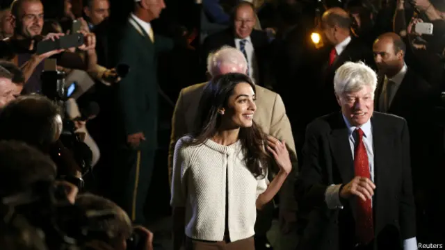 Амаль Клуни в Афинах