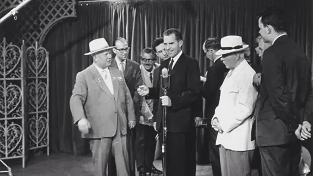 Хрущев и Никсон