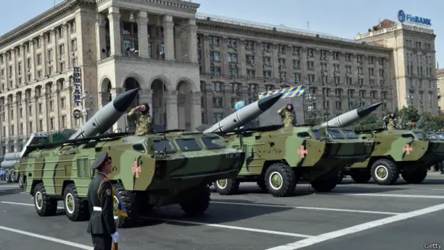 Военный парад в Киеве в День независимости Украины 24 августа 2014 года