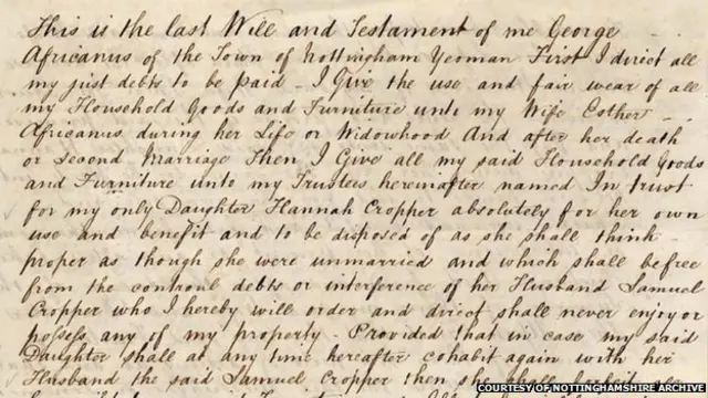 他的遗产全部留给妻子和女儿汉娜