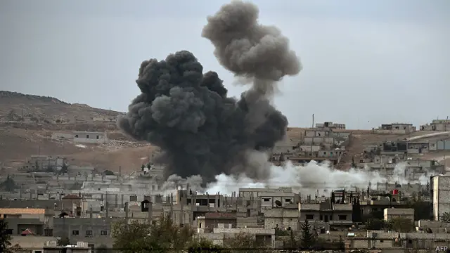 Взрыв в Кобани