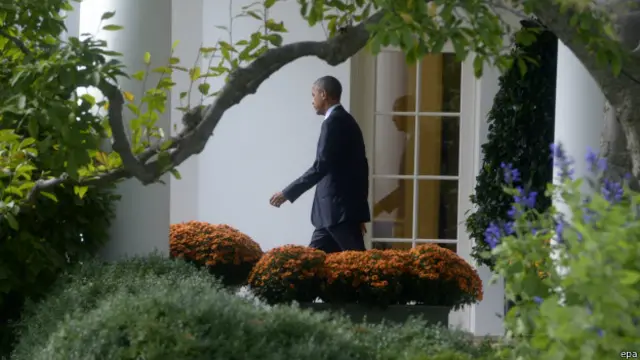 Obama meninggalkan Gedung Putih: strategi dijalankan dengan baik.