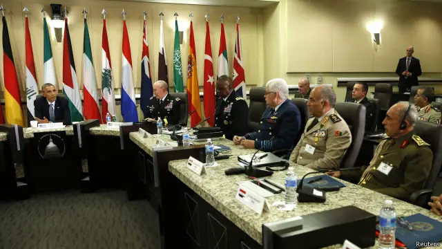 شارك قادة عسكريين بارزون يمثلون أكثر من 20 دولة في الاجتماع الذي عقد في قاعدة أندروز الجوية خارج واشنطن.