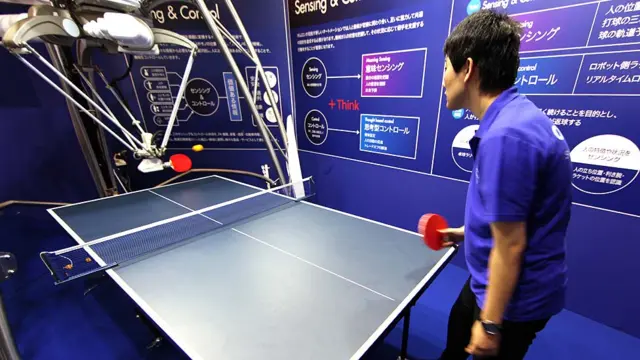 ربوت پینگ پونگ باز ساخت شرکت اومران