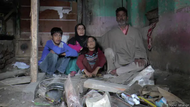 ग़ुलाम मोहम्मद का परिवार, कश्मीर