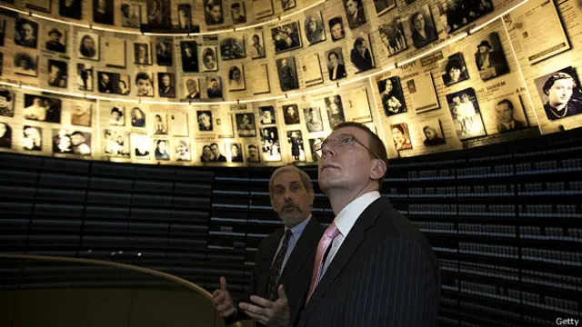 Министр иностранных дел Латвии в музее Яд-Вашем