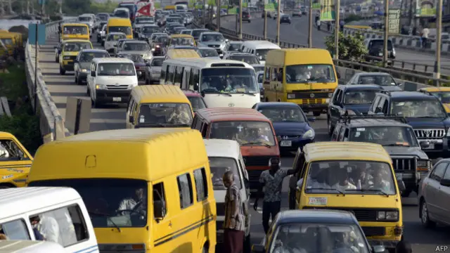 Macet di Lagos, Nigeria