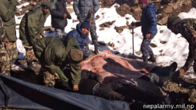 नेपाल में हिमस्खलन हादसा