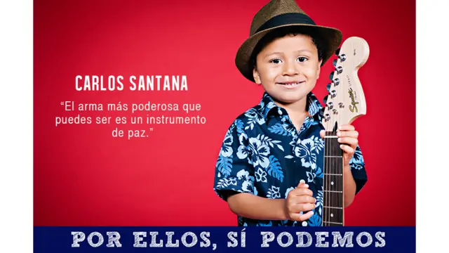 Imagen de la campaña "Por ellos sí podemos"