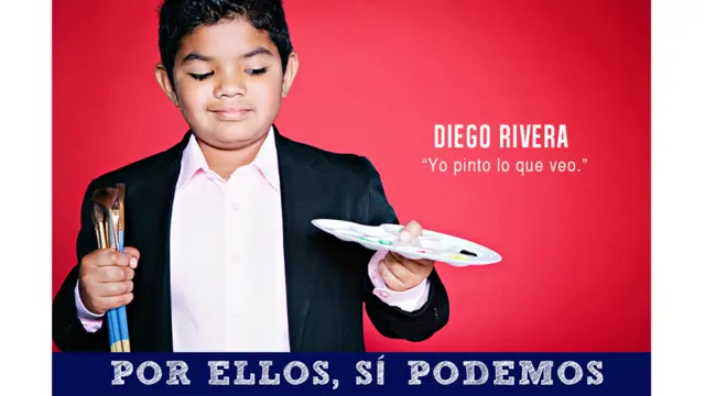 Imagen de la campaña "Por ellos sí podemos"