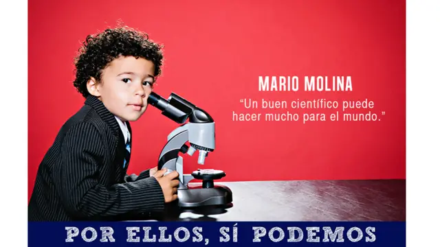 Imagen de la campaña "Por ellos sí podemos"