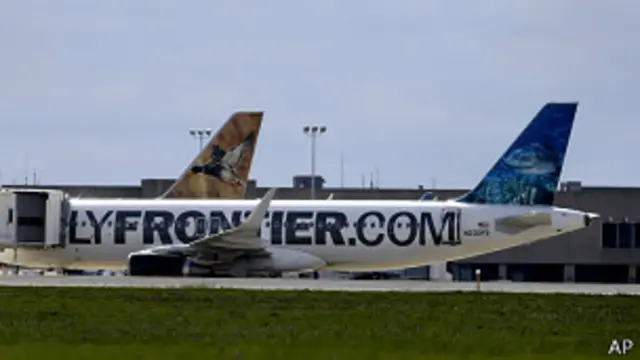 avión de Frontier Airlines