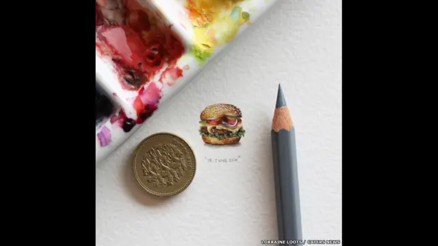 أعمال فنية من مشروع "365 بطاقة مصورة بأحجام صغيرة"