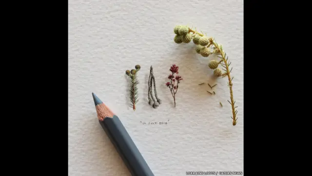 أعمال فنية من مشروع "365 بطاقة مصورة بأحجام صغيرة"