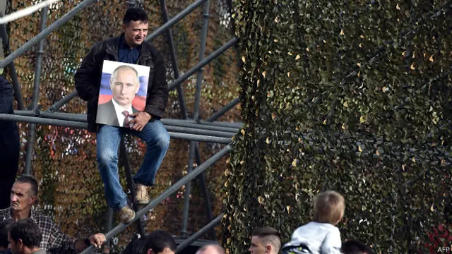 Сербы в ожидании прибытия Путина