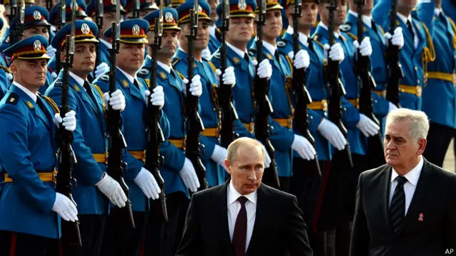 Путин в Сербии