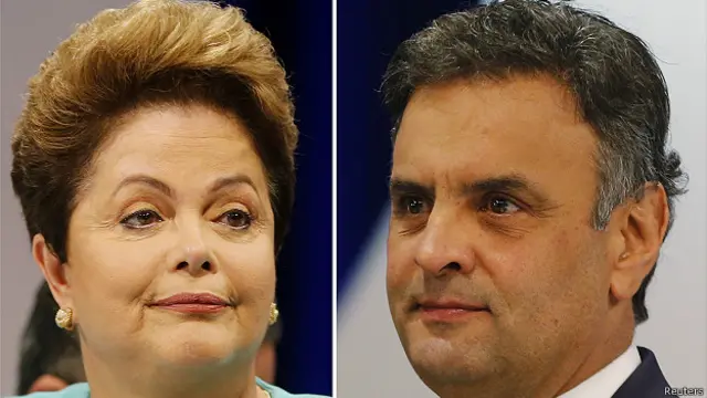Mais sorridentes, Dilma e Aécio se distanciaram da imagem agressiva construída nos últimos debates