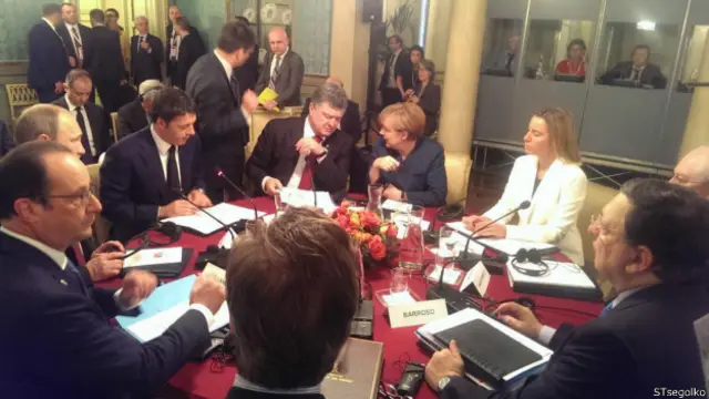 Порошенко та Путін у Мілані