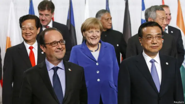 中国总理李克强周四在意大利米兰亚欧峰会举行之际同越南总理阮晋勇会谈