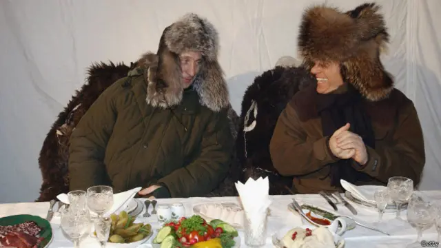 Путин и Берлускони