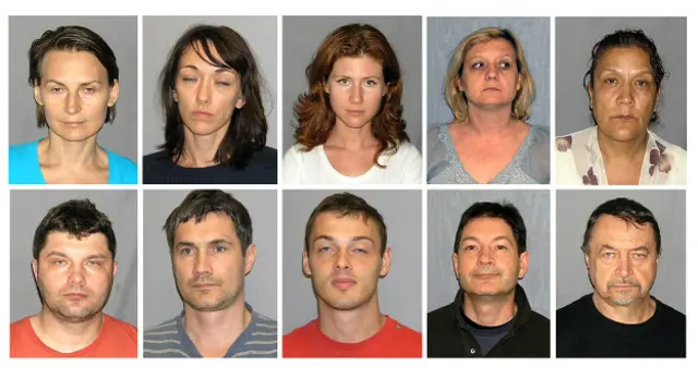 Арестованные шпионы