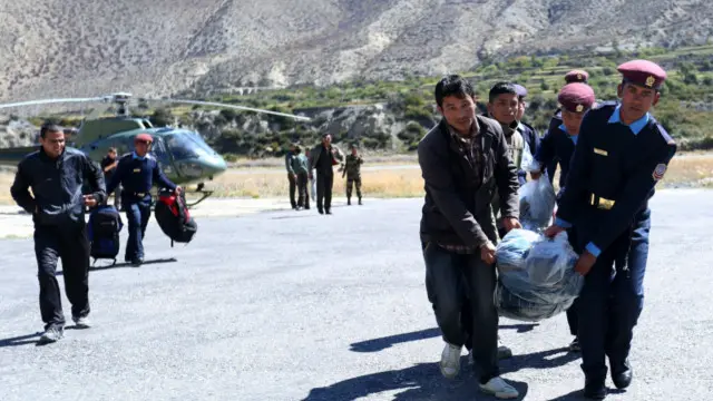  نیپال کې د غر ختونکو اتحادیه وايي، سنګدا ( تنګي ) سیمې ته یوه چورلکه استوله شوې ده