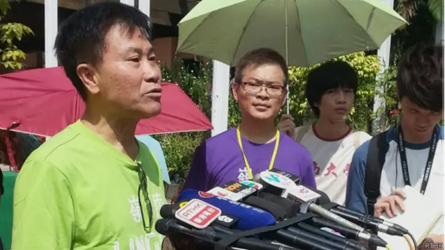 香港岭南大学校长郑国汉(香港电台图片19/10/2014)