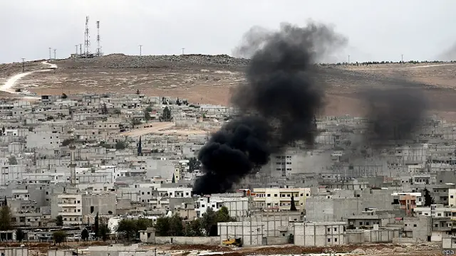 удари по Кобані